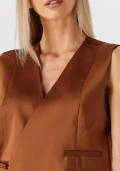 bruine gestuz gilet gzjessie waistcoat