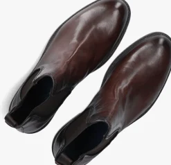 bruine giorgio chelsea boots 88610