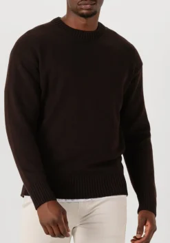 bruine gran sasso trui crew l slv relaxed fit