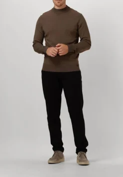 bruine greve hoge sneakers wave 2525