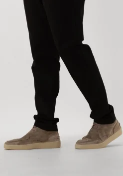 bruine greve hoge sneakers wave 2525