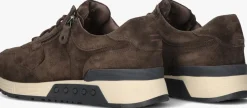 bruine greve lage sneakers haarlem k