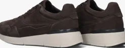 bruine greve lage sneakers walker 7288