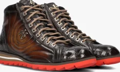 bruine harris hoge sneakers 3023