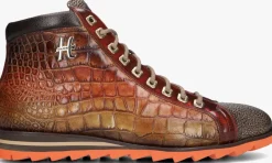 bruine harris hoge sneakers 0721