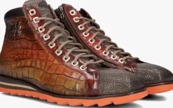 bruine harris hoge sneakers 0721