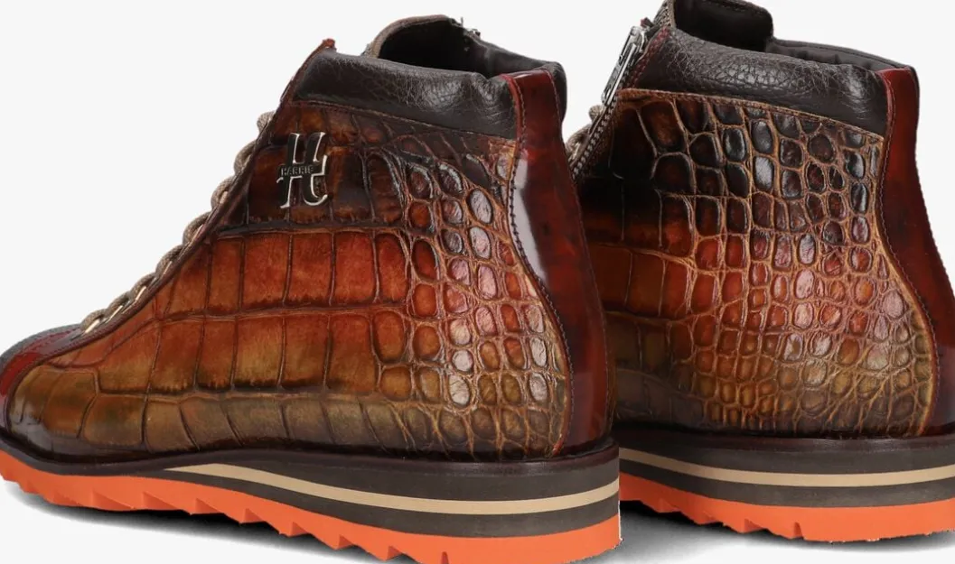 bruine harris hoge sneakers 0721