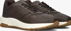 bruine hogan lage sneakers hyperlight allacciato h