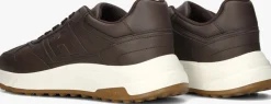 bruine hogan lage sneakers hyperlight allacciato h