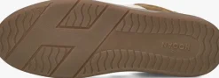 bruine hogan lage sneakers cool allacciato h