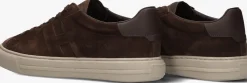 bruine hogan lage sneakers h691 allacciato h