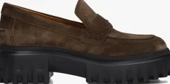 bruine hogan loafers h700 mocassino