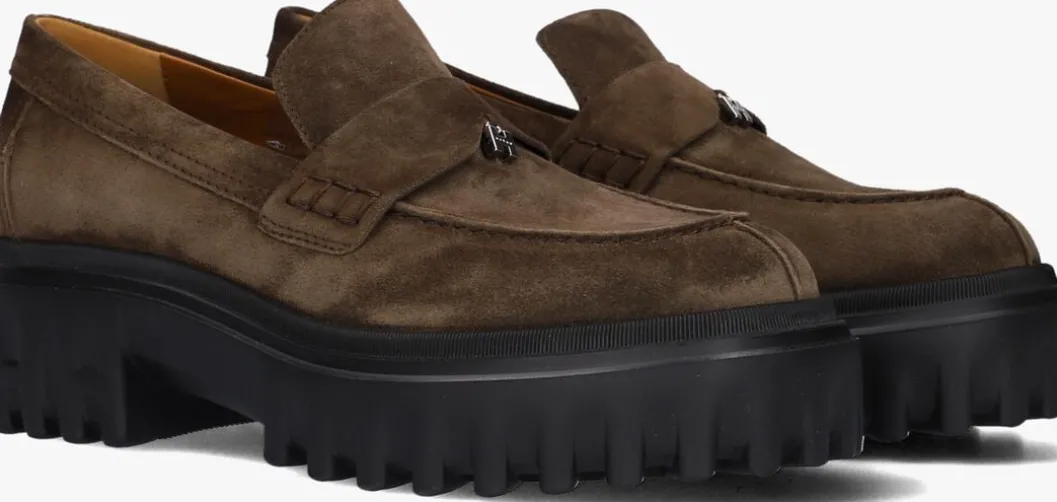 bruine hogan loafers h700 mocassino
