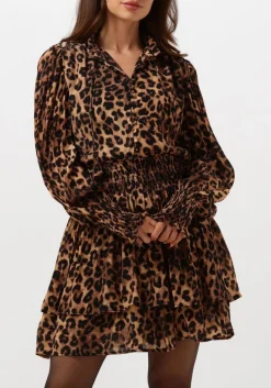 bruine janice mini jurk ari