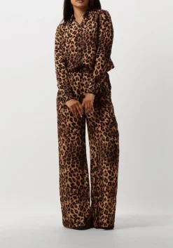 bruine janice wijde broek ringo