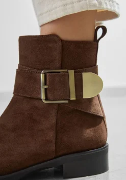 bruine lina locchi enkellaarsjes 2232