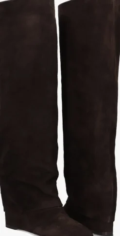 bruine lina locchi hoge laarzen se2000