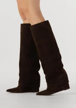 bruine lina locchi hoge laarzen se2000