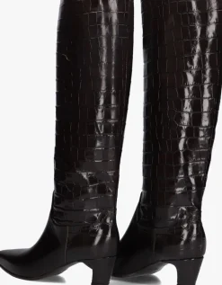 bruine lina locchi hoge laarzen mw508