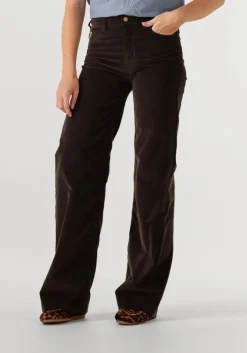 bruine lois jeans wijde broek palazzo