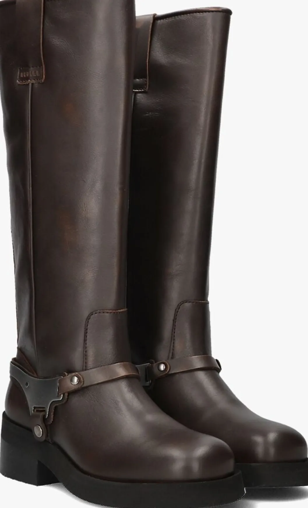 bruine nubikk hoge laarzen eve lynn