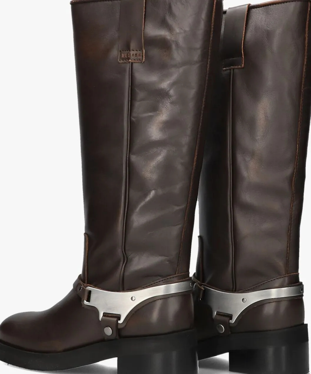 bruine nubikk hoge laarzen eve lynn