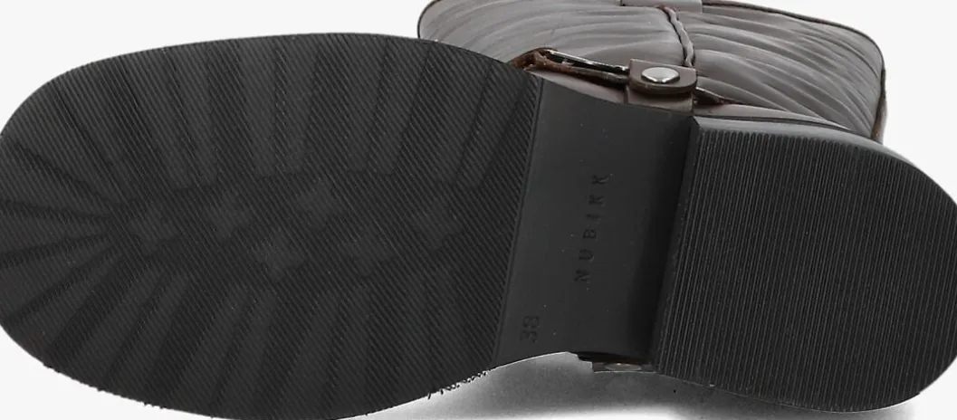 bruine nubikk hoge laarzen eve lynn