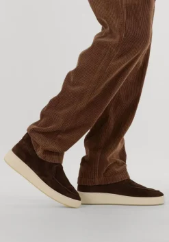 bruine nubikk lage sneakers jiro gio