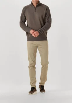 bruine nubikk lage sneakers roque road wave