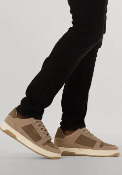 bruine nubikk lage sneakers basket rae