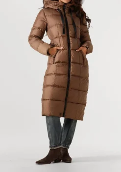 bruine peuterey gewatteerde jas nunki mqn 02