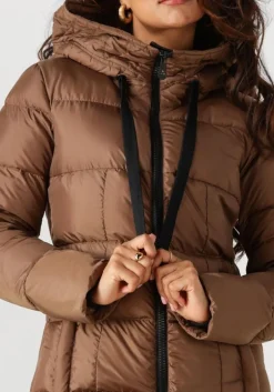 bruine peuterey gewatteerde jas nunki mqn 02