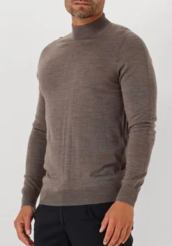 bruine profuomo coltrui pullover mock neck merino