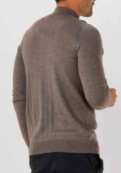 bruine profuomo coltrui pullover mock neck merino