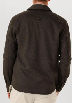 bruine profuomo overshirt overshirt cutaway knitted
