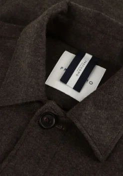 bruine profuomo overshirt overshirt cutaway knitted