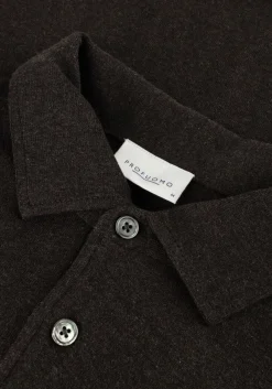 bruine profuomo polo polo onepiece ls