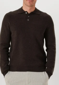 bruine profuomo polo polo ls snow