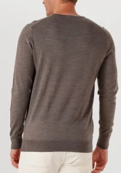 bruine profuomo trui pullover crewneck merino