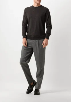 bruine profuomo trui pullover crewneck