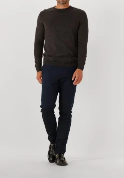 bruine profuomo trui pullover crew neck merino