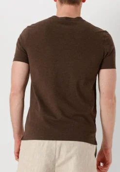 bruine profuomo t-shirt t-shirt crew neck ss