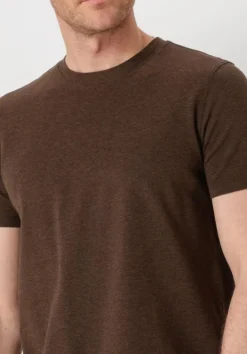 bruine profuomo t-shirt t-shirt crew neck ss