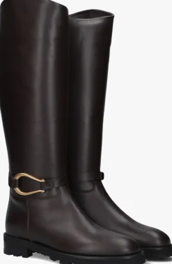 bruine roberto festa hoge laarzen nia