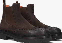 bruine santoni boots milano 17701