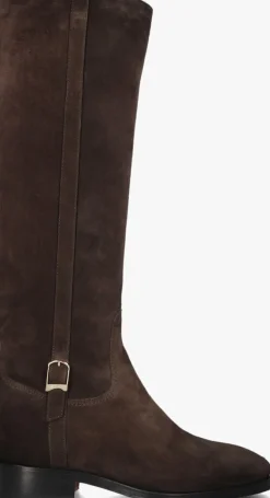 bruine santoni hoge laarzen sue gesp laars