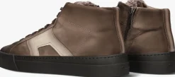 bruine santoni hoge sneakers 22131