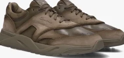 bruine santoni lage sneakers 22112