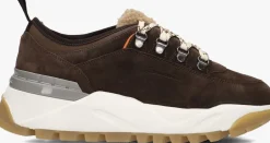 bruine santoni lage sneakers 61432