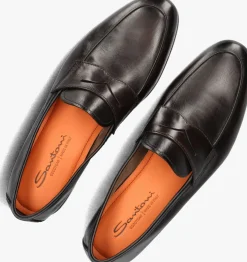 bruine santoni loafers carlos